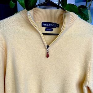 Men’s Med POLO Golf by Ralph Lauren 100% Wool Sweater